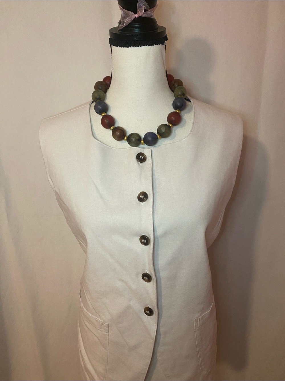 Joie Sleeveless Button Front Vest